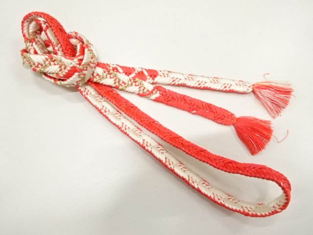 JAPANESE KIMONO / HAND-TIED OBIJIME